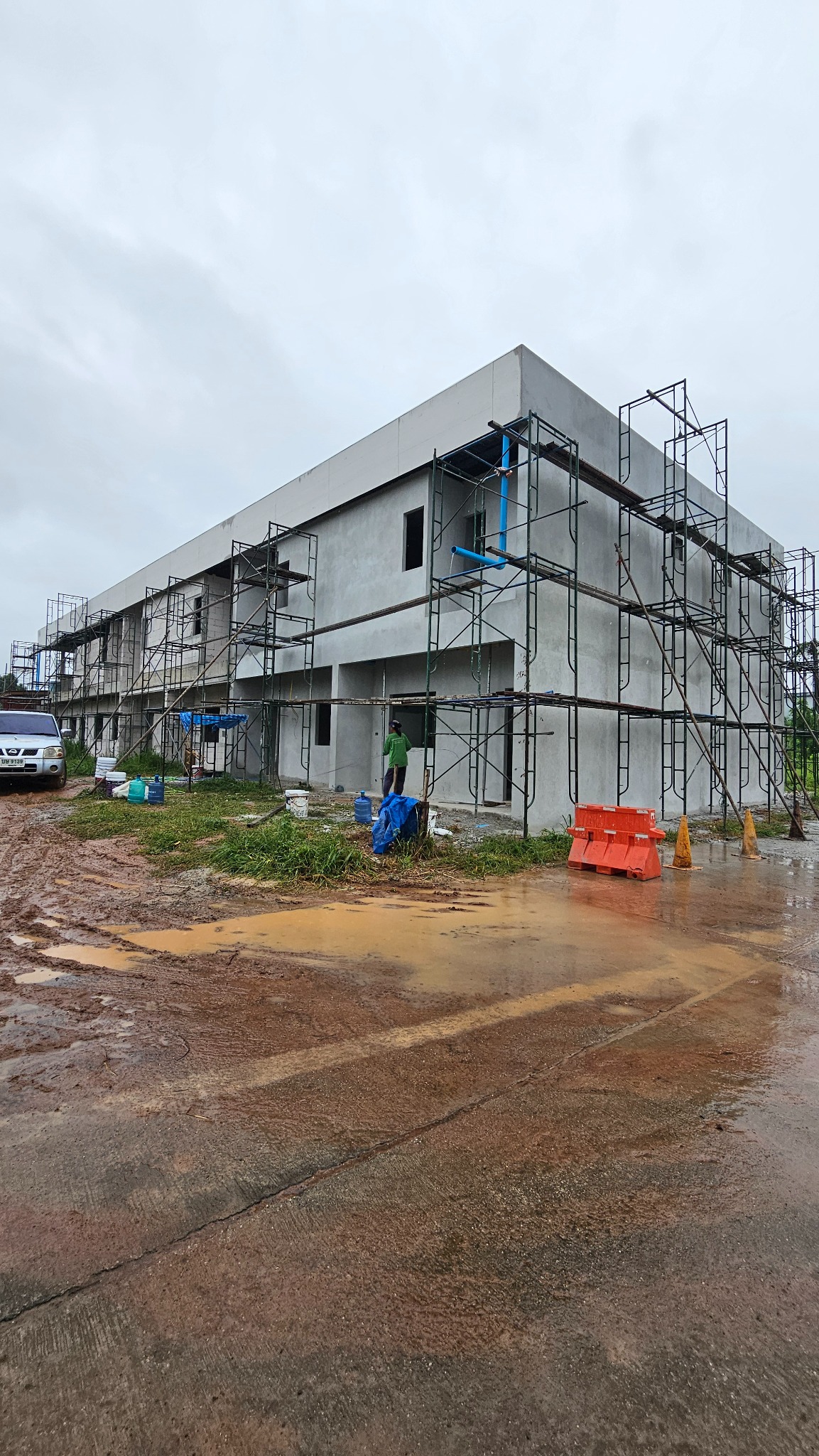 ภาพบ้านใกล้ บขส.3 ขอนแก่น บ้านร่ำรวย ขณะก่อสร้าง